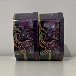 Pokemon TCG: x2 Mega Gengar-EX Collection Tin Boxes Sealed - Image 3