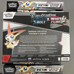 Pokemon Scarlet & Violet Unova Victini Illustration Collection New Sealed x10 - Image 2