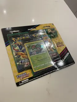 Pokemon TCG: Crown Zenith Pin Collection triple Blister rillaboom Factory Sealed - Image 2