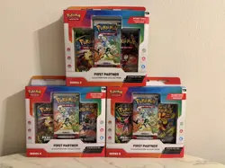 3x Pokemon TCG First Partner Illustration Collection Series 2 BRAND NEW SEALED - Image 1