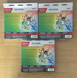 3x Pokemon TCG First Partner Illustration Collection Series 1 [NEW & SEALED] - Image 2