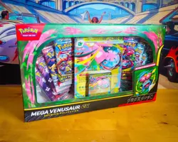 Pokemon TCG Mega Venasaur Ex Premium Collection Box Factory Sealed - Image 1