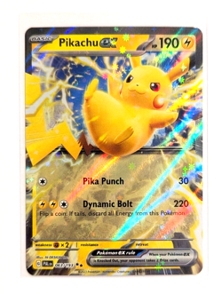 Pikachu EX 63/193 POKEMON TCG Card Paldea Evolved Set Double Rare English NM/M - Image 1