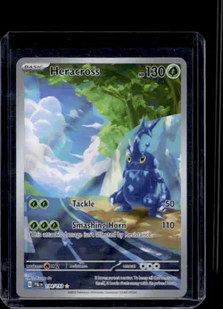 Pokemon Card Heracross 194/193 Paldea Evolved Holo Illustration Rare - Image 1