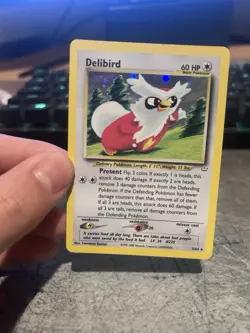 Pokemon TCG Delibird 5/64 Neo Revelation Holo Rare Card - Image 1