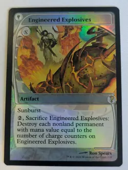 Engineered Explosives (Future Sight) -Foil Near Mint MTG Mystery Booster 2 Eng - Image 1