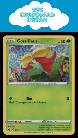 Gossifleur McDonald's Promos 2022 #003/015 HOLO HP Pokemon Card - Image 1
