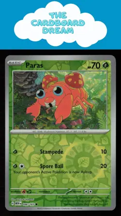 Paras SV: Scarlet & Violet 151 #046/165 Reverse-Holo Common Pokemon Card - Image 1