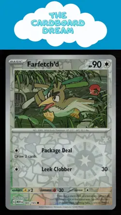 Farfetch'd SV: Scarlet & Violet 151 #083/165 Common Reverse Holo Pokemon Card - Image 1