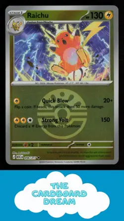 Raichu (Friend Ball) ME: Ascended Heroes #056/217 Reverse Holo Pokemon Card - Image 1