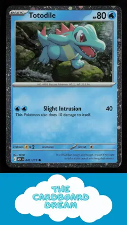 Totodile (Cosmos Holo) Ascending Heroes Promo #041/217 Pokemon Card - Image 1