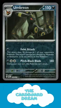 Umbreon SV: Prismatic Evolutions #059/131 Reverse Holo Pokemon Card - Image 1