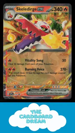 Skeledirge ex SV: Scarlet & Violet Promo Card #034 Pokemon Card - Image 1