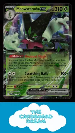 Meowscarada ex SV: Scarlet & Violet Promo Card #033 Pokemon Card - Image 1