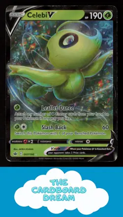 Celebi V SWSH06: Chilling Reign #007/198 Pokemon Card - Image 1