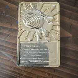 Burger King Pokemon TCG Poliwhirl 1999 Metal Collectible Card Collector's Ed - Image 2