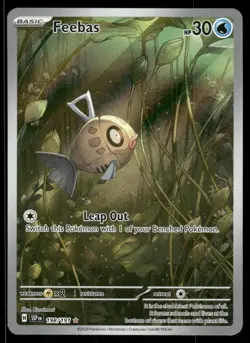 Pokemon Cards Feebas 198/191 Surging Sparks Illustration Rare NM *3 - Image 1