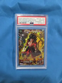 Dragon Ball Super Card Game SS4 Vegito 'A Light in the Dark' Secret Rare Card - Image 3