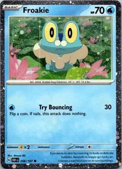 Froakie - (Cosmos Holo) Promo Miscellaneous Cards & Products 056/197 NM - Image 1