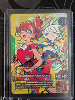 Suletta Mercury Gundam Card Game GD04 Alt Art R+ - Image 1