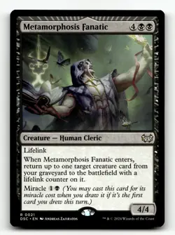 Metamorphosis Fanatic 21 R Commander: Duskmourn: House of Horror - Image 1