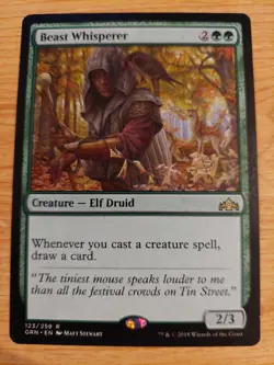 Beast Whisperer - 123/259 (Guilds of Ravnica) - Near Mint NM - Rare - Image 1