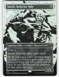 Skrelv, Defector Mite (Showcase) Foil R Phyrexia: All Will Be One 301 NM - Image 1