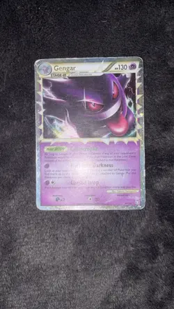 Pokemon Gengar Prime Holo Rare Card Triumphant Series 94/102 HGSS 2010 - Image 1