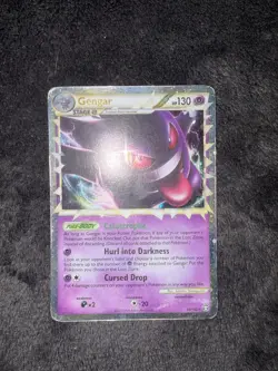 Pokemon Gengar Prime Holo Rare Card Triumphant Series 94/102 HGSS 2010 - Image 2