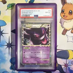 Pokemon Gengar Prime 94/102 Triumphant Holo Ultra Rare 130 HP English PSA 8 - Image 1