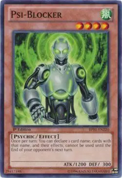 1x Psi-Blocker - 1st Edition NM Eng YuGiOh - Battle Pack 1 - Image 1