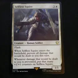 MTG (Magic the Gathering) 1x Selfless Squire (Lord of the Rings) x1 - Image 1
