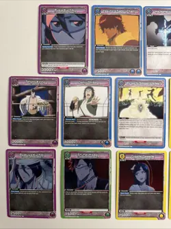 Union Arena BLEACH vol 2 - 14 Card Lot Chad, Rukia, Byakuya, Rangiku, & More NM - Image 3