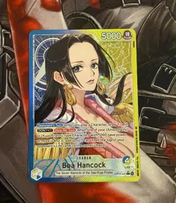 Bandai One Piece Card Game Boa Hancock Leader OP14-041 Foil Alt Leader - Image 1
