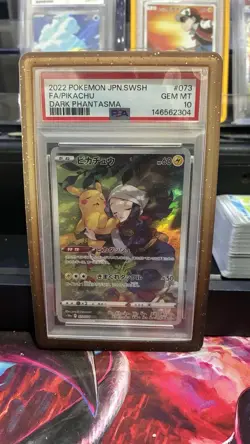 Pokemon TCG Pikachu 073/071 S10a Dark Phantasma Japanese CHR Holo PSA 10 - Image 1