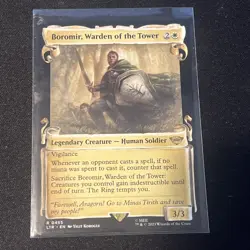 Boromir, Warden of the Tower - Showcase Scrolls The Lord of the Rings NM - Image 1