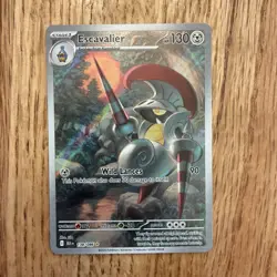 Escavalier 138/086 SV Black Bolt Holo Illustration Rare Pokemon TCG - Image 1