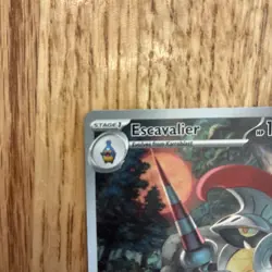 Escavalier 138/086 SV Black Bolt Holo Illustration Rare Pokemon TCG - Image 2
