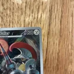 Escavalier 138/086 SV Black Bolt Holo Illustration Rare Pokemon TCG - Image 3