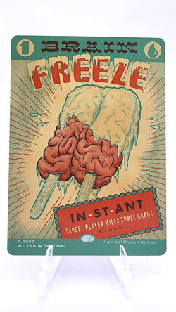 Brain Freeze, NON-FOIL - Secret Lair Encyclopedia of Magic A-Z MTG NM Card - Image 1