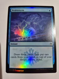 Magic the Gathering MTG - Brainstorm FOIL - Masters 25 - NM - Image 1