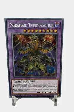 Yugioh Predaplant Triphyoverutum LDS3-EN076 Secret Rare Limited Edition NM - Image 1