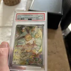 2025 Pokemon Prismatic Evolutions EEVEE POKEMON CENTER ETB SVP PROMO 173 PSA 8 - Image 3