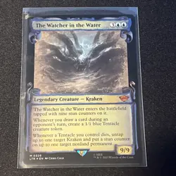 The Watcher in the Water - MTG LTR M 0526 Showcase Scrolls Foil NM - Image 1