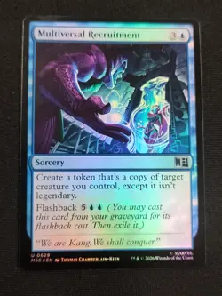 Multiversal Recruitment Commander: Marvel Super Heroes Foil - Image 1