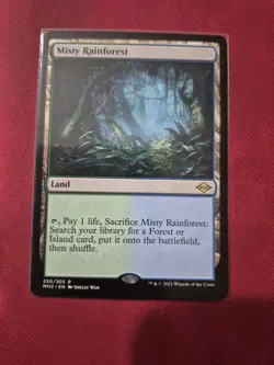 Magic: The Gathering Misty Rainforest Modern Horizons 2 Rare Land Regular Card - Image 2