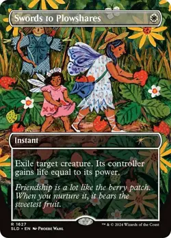 [1x] Swords to Plowshares (1627) Near Mint, English Secret Lair MTG Magic - Image 1