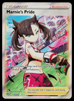 MARNIE'S PRIDE 171/172 ULTRA RARE BRILLIANT STARS POKEMON NM - Image 1