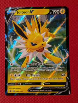 Pokemon TCG - Jolteon V - SWSH151 - Black Star Promo - Image 1