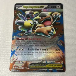 Pokemon Mega Kangaskhan EX 104/132 Full Art Ultra Rare 300 HP Mega Card - Image 1